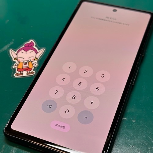 Pixel 7a ディスプレイ交換完了後