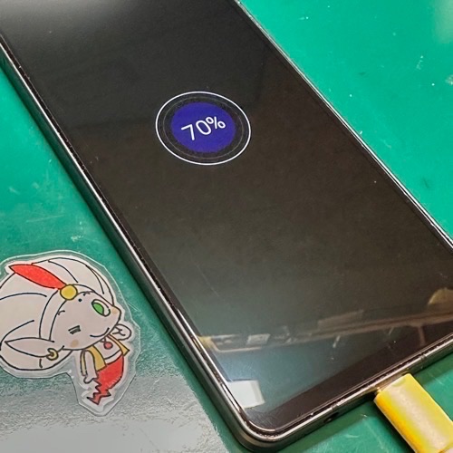 AQUOS Sense6のバッテリー交換後の状態