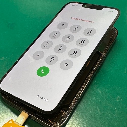 新しいバッテリーで仮起動チェック