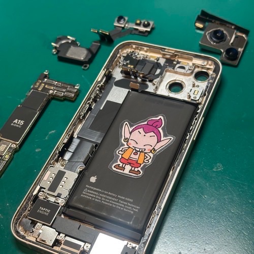 基盤やパーツをすべて移植