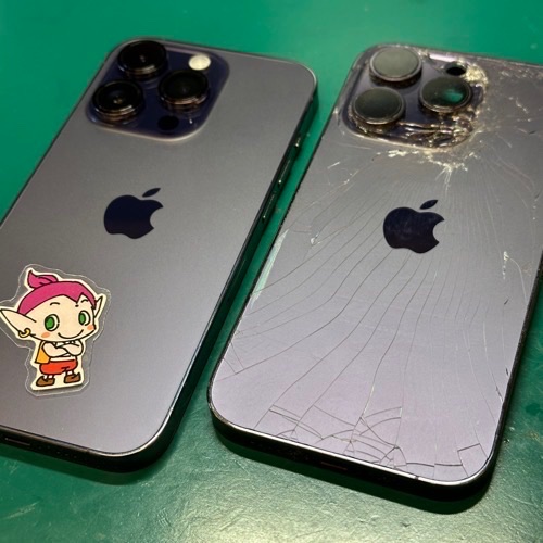 背面フレーム修理完了！