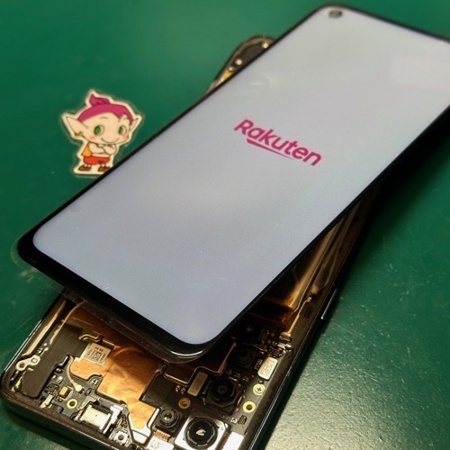 OPPO Reno5A 新品ディスプレイ仮付けでの動作チェック
