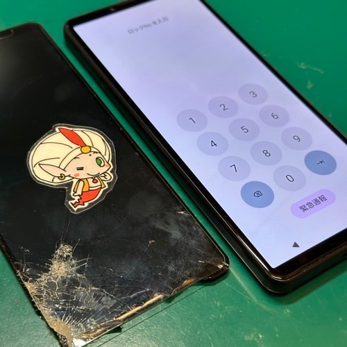 Xperia 10 IV 画面交換後の仕上がりと最終動作確認