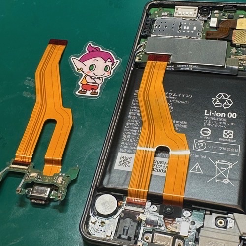 新しいコネクタ基盤の仮付け・動作チェック