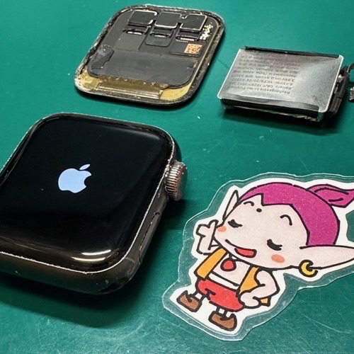 修理完了後のAppleWatchSE