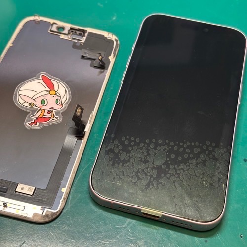 純正ディスプレイの取り付け