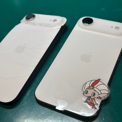 背面ガラスを取り付け作業完了