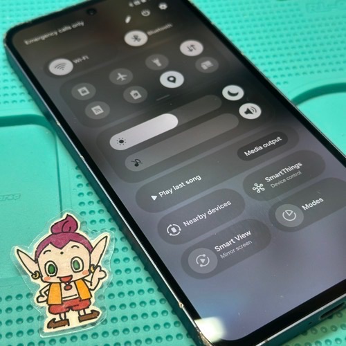 無事画面表示するようになったGalaxyA55