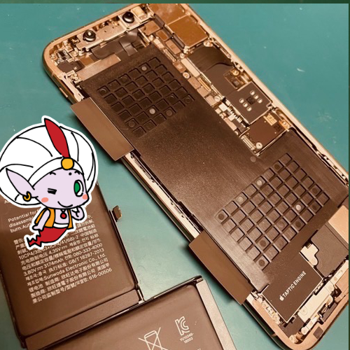 日野市からお越しのお客様　iPhone XS純正バッテリー交換　