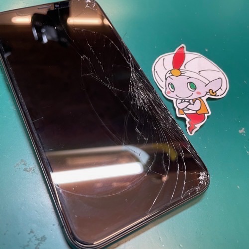 小平市からのお客様　iPhoneX　画面割れ修理