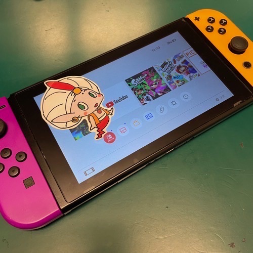 国立市からお越しのお客様 NINTENDO Switch　液晶不良