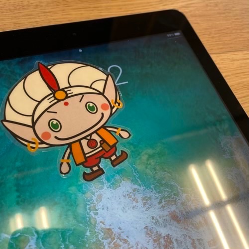 画面ガラスが綺麗になったiPad5