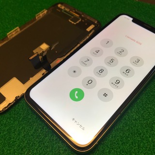 府中市からのお客様　iPhoneX（アイフォンX）簡易水没によるタッチ不良