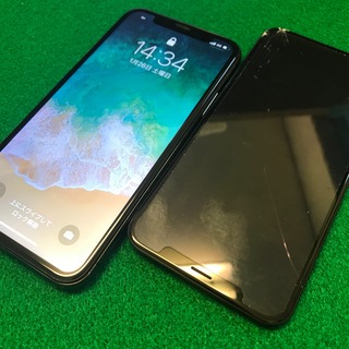 日野市からのお客様　iPhoneX（アイフォンX）ガラス割れによるタッチ不良