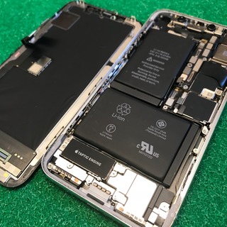 小平市からのお客様　iPhoneX（アイフォンX）トイレに水没