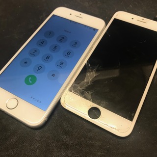 日野市からのお客様　iPhone6S（アイフォン6S）のガラス割れ修理が最近やけに多い。。。