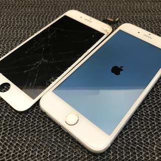 日野市からのお客様　iPhone6S（アイフォン6S）画面割れ液晶不良修理からのガラスコーティング