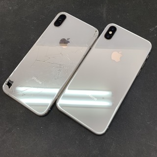 八王子市からのお客様　iPhoneX（アイフォンX）の画面割れ・背面割れ交換修理