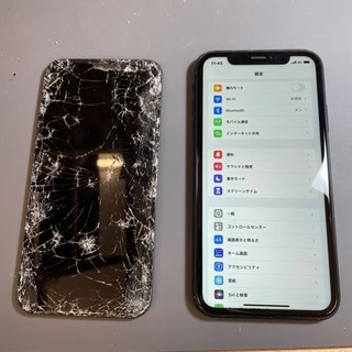 板橋区からお越しのお客様　iPhone XR 画面割れ修理