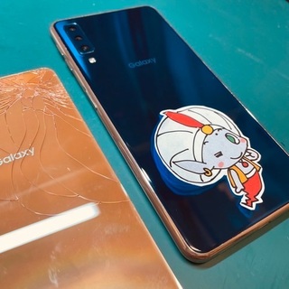 立川市からお越しのお客様 GALAXY A9背面割れ修理