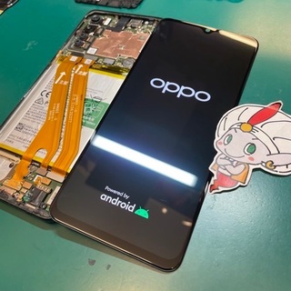 国立市からお越しのお客様　OPPO　Reno5画面割れ修理