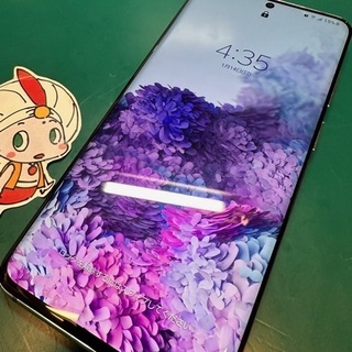 立川市からのお客様 GalaxyS20 5G 画面割れ液晶漏れ