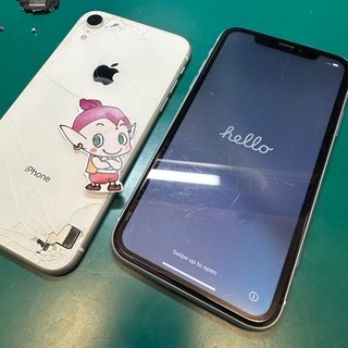 奈良県からの郵送修理　iPhoneXR背面ガラス割れ修理