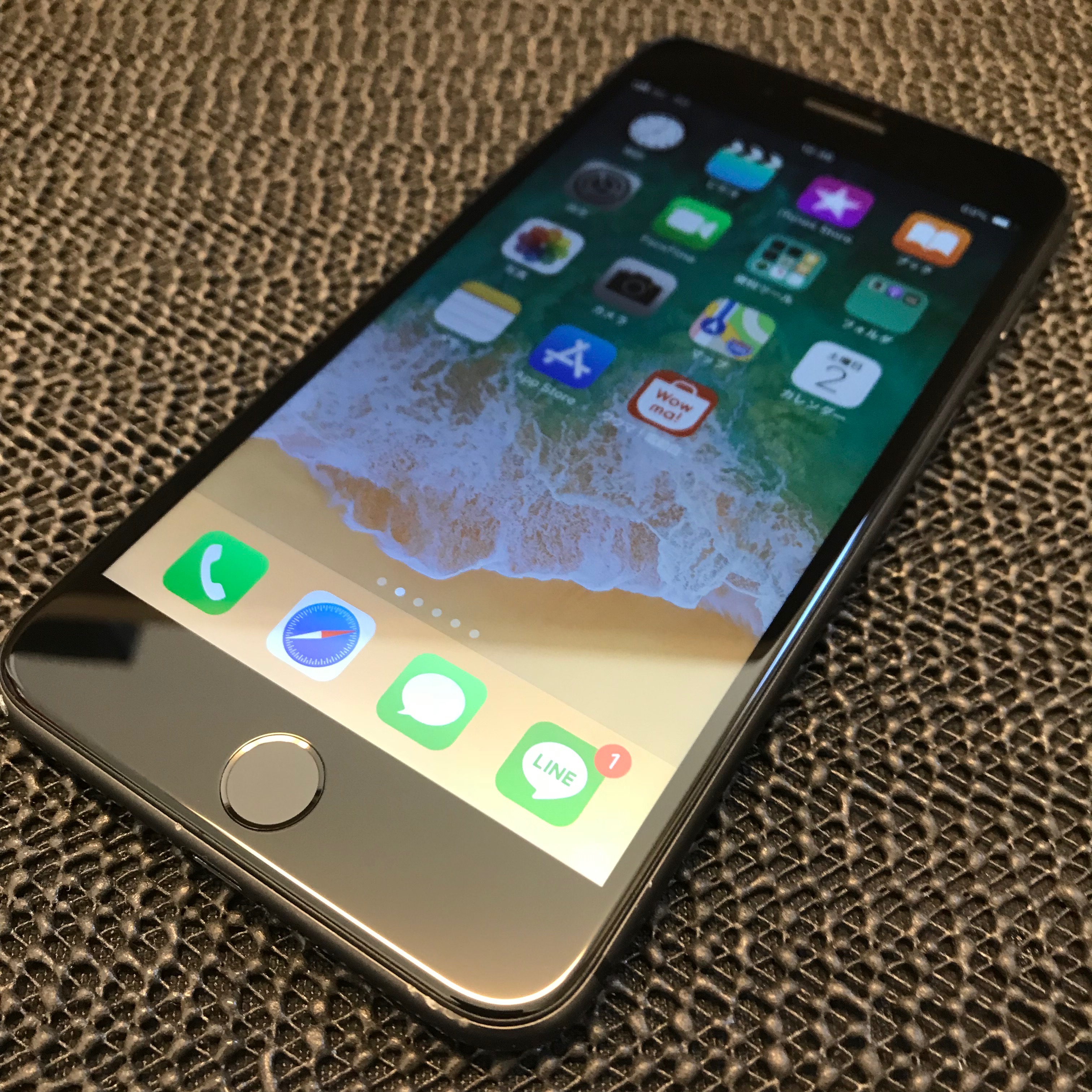 ガラス割れ修理とガラスコーティング後のiPhone6S