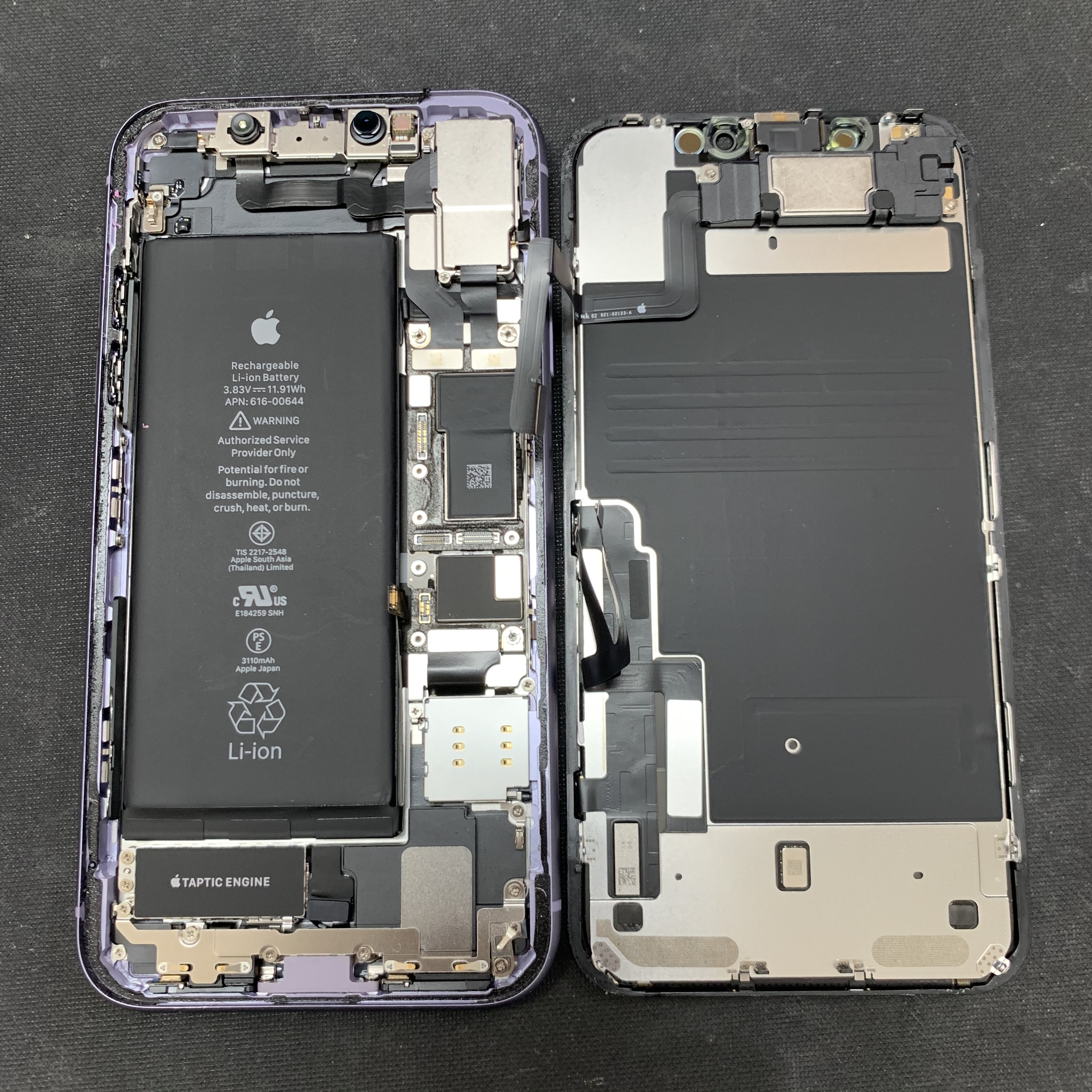 iPhone11の内部