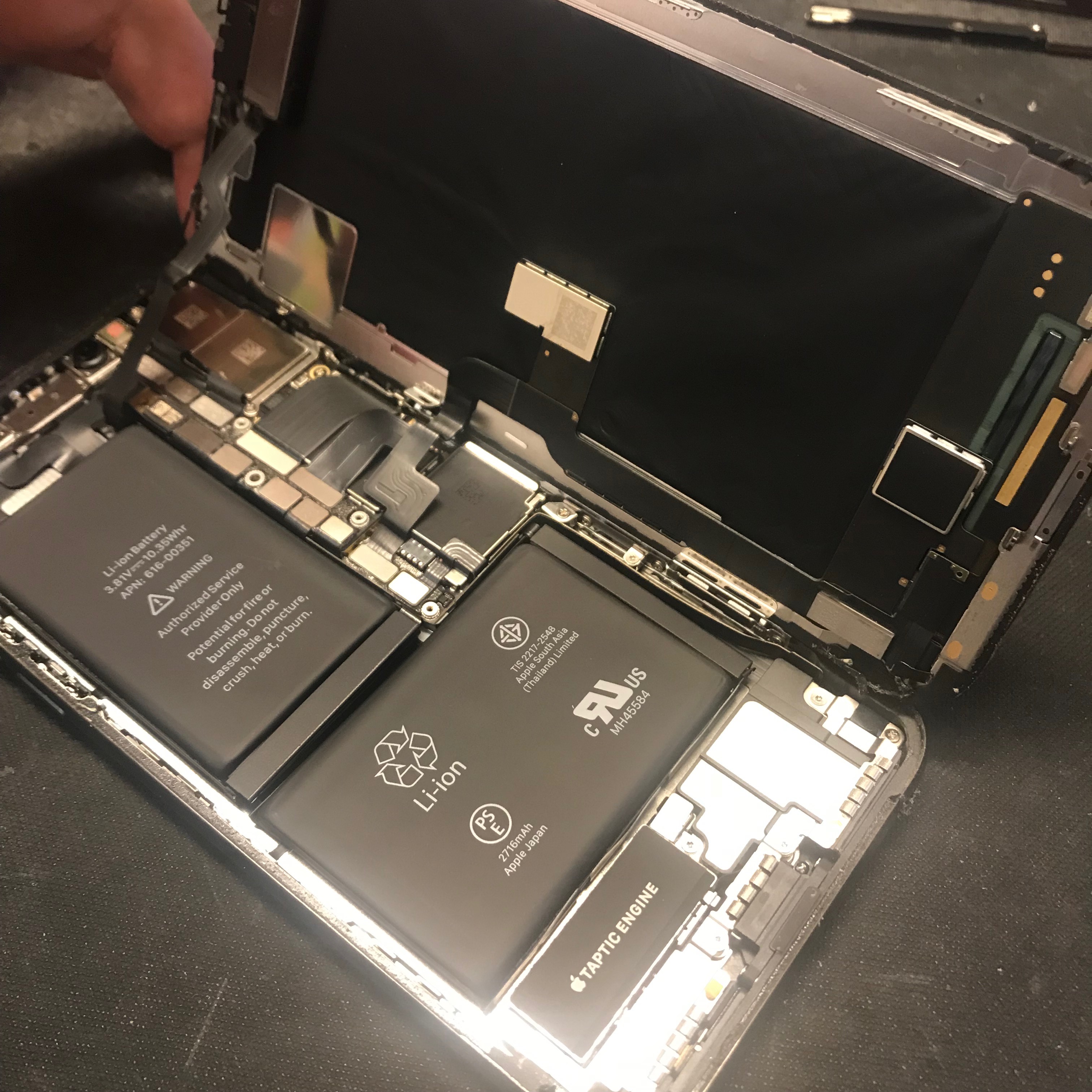 武蔵村山市からのお客様　iPhoneX（アイフォンX）ガラス割れ修理