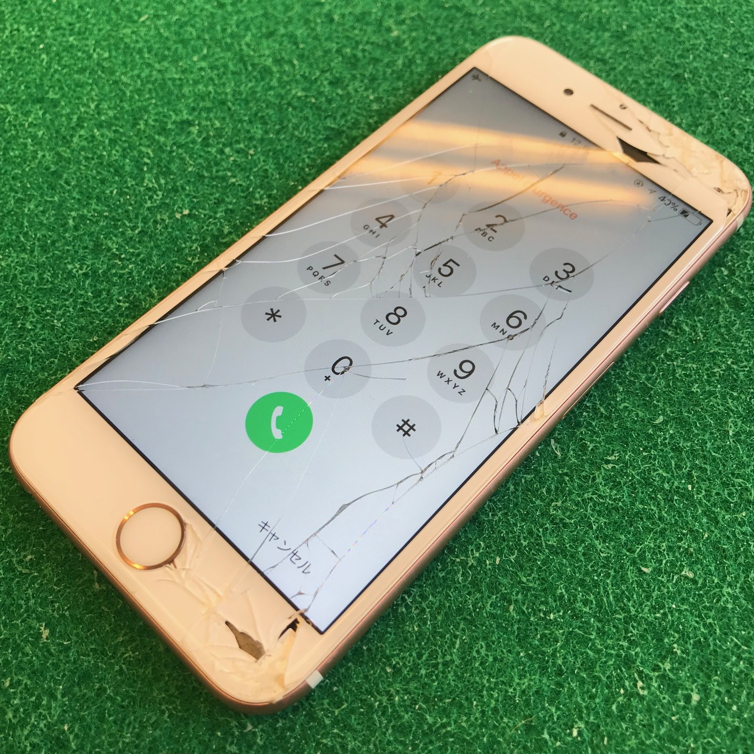 小平市からのお客様　iPhone6S（アイフォン6S）ガラス割れ修理